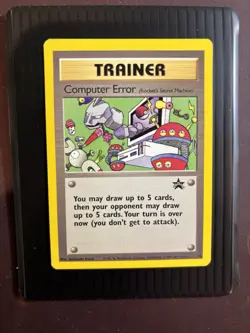 Computer Error 16 Trainer Black Star Promo Pokemon Single Card NM- - Image 1