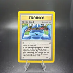 HP/DMG Pokemon Vintage Card TCG Focus Band 86/111 Neo Genesis -c - Image 1