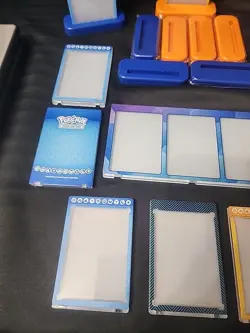 Pokemon Ultra Pro Magnetic Card Holders with Display Stand Lot of 11 Plus 3 Card - Image 5