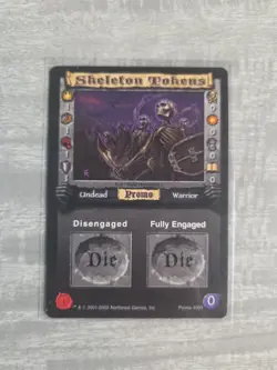 Mystical Empire - Skeleton Tokens Promo Card - TCG 2005 Northeast Games - Image 1