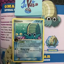 OMANYTE 60/92 😢 LP / LP- EX Legend Maker 2006🥺💙CUTEST CARD Vintage Pokemon! - Image 5