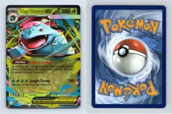 Mega Venusaur EX #003/132 Mega Evolution Double Holo Pokemon 2025 TCG Card - Image 1
