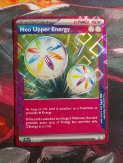 Neo Upper Energy 162/162 Ace Spec Holo Temporal Forces Pokemon Card - Image 1