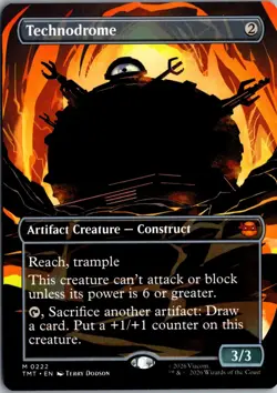 Technodrome (Borderless) M Teenage Mutant Ninja Turtles 222 NM Magic - Image 1