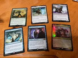 6x mtg mix lot rare mythic foils #10 - Image 1