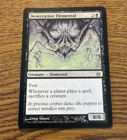MTG Desecration Elemental-Fifth Dawn MAGIC THE GATHERING R LP - Image 1