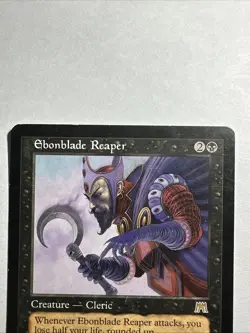 2002 Magic The Gathering Onslaught Ebonblade Reaper #141 LP - Image 2