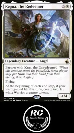 Regna, The Redeemer MTG NM BBD Rare Angel Tracked Shipping - Image 1