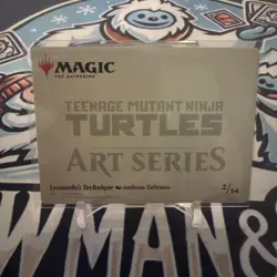 Leonardo’s Technique GOLD - MTG Art Series: Teenage Mutant Ninja Turtles 2/54 - Image 3
