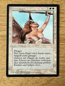 Mtg Revised German FBB— Serra Angel Engel— EX++ - Image 1