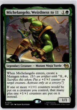 Michelangelo, Weirdness to 11 Teenage Mutant Ninja Turtles Regular NM R 0121 - Image 1