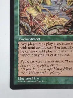 Aluren LP/NM MTG Magic the Gathering Tempest BB - Image 5