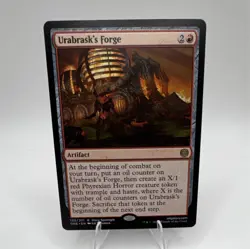 Urabrask's Forge Magic: The Gathering Phyrexia Rare Artifact Red 153/271 - Image 1