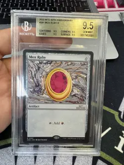 mtg mox ruby bgs 9.5 30th anniversary - Image 1