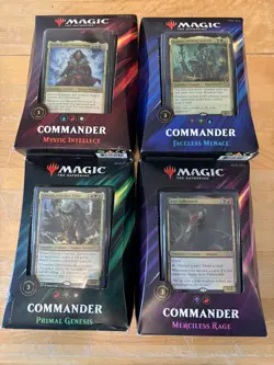 MTG Magic The Gathering Commander 2019 C19 Set of 4 Decks Factory Sealed F - Image 1