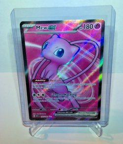 Pokemon TCG Mew EX 193/165 Scarlet & Violet 151 Holo Card - Image 1