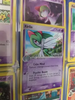Pokemon Card/Tarjeta Kirlia Reverse-Holographic Card DELTA Species Series - Image 2