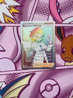 Pokemon - Roseanne's Backup 180/172 - Secret Rare Trainer - Brilliant Stars - NM - Image 1
