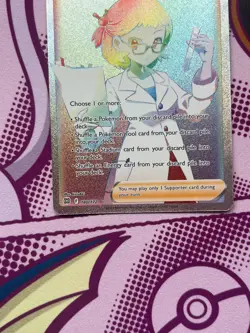 Pokemon - Roseanne's Backup 180/172 - Secret Rare Trainer - Brilliant Stars - NM - Image 3