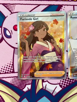 Pokemon TCG - Full Art Trainer BUNDLE (x3) - w/ Furisode Girl 190/195 - NM/M - Image 2