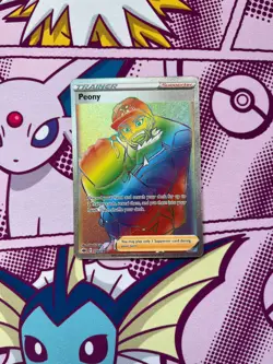 Pokemon TCG - Peony 220/198 - Chilling Reign - Hyper Rare - Trainer - NM - Image 1