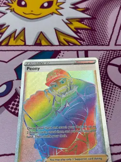 Pokemon TCG - Peony 220/198 - Chilling Reign - Hyper Rare - Trainer - NM - Image 4