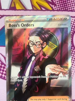 Pokemon TCG - Boss’s Orders 256/217 - Ascended Heroes - Full Art Trainer - NM - Image 2