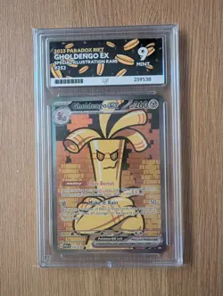 Gholdengo EX 252/182 Sir Paradox Rift Ace 9 Mint Graded Pokemon TCG - Image 1