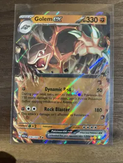 Golem ex 076/165 Sv: Scarlet & Violet 151 Holo Pokemon TCG (NM) - Image 1