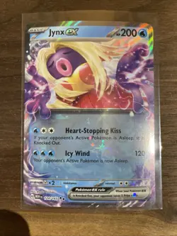Pokemon TCG Jynx ex 124/165 Sv: Scarlet & Violet 151 Double Rare Near Mint - Image 1