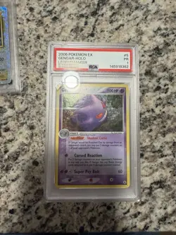 Pokemon TCG EX Gengar Legend Maker Holo Rare Stage 2 5/92 PSA Graded Card - Image 1