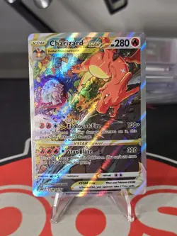 Pokemon Charizard V Star Sword & Shield SWSH262 Holo Black Star Promo - Image 1