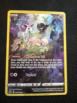 Pokemon TCG: Mew GG10/GG70 Crown Zenith: Galarian Gallery Holo - Image 1