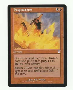 1x Dragonstorm EX Time Spiral Shifted English Mtg Magic 1x x1 - Image 1