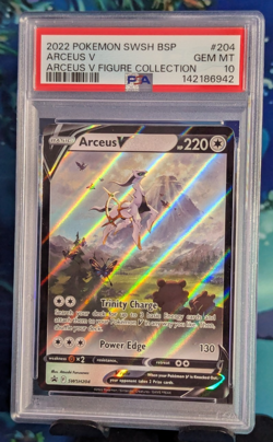 2022 Pokemon Arceus V #SWSH204 Black Star Promo GEM MINT PSA 10 - Image 1