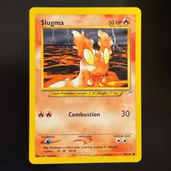 Slugma - 82/105 - Neo Destiny - Pokemon - Common - Played - Image 1
