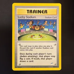 Lucky Stadium - 100/105 - Neo Destiny - Pokemon - Uncommon - Played - Image 1