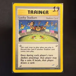 Lucky Stadium - 100/105 - Neo Destiny - Pokemon - Uncommon - Played - Image 3
