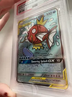 Pokemon Magikarp & Wailord GX 161/181 Team Up ALT ART PSA 9 - Image 4