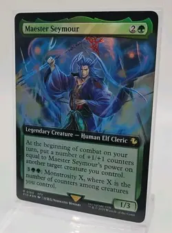 Maester Seymour (Extended Art) (FOIL) R #160 MTG Final Fantasy FF10 FFX RARE - Image 2