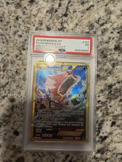 Pokemon Gyarados EX Secret Rare Full Art Breakpoint Holo 123/122 PSA 1 - Image 1