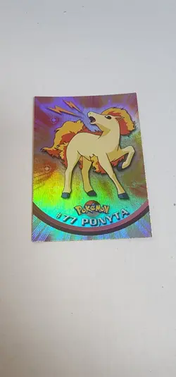2000 Topps Pokemon TV Series 2 Ponyta #77 Foil - Image 1