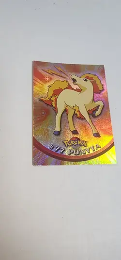 2000 Topps Pokemon TV Series 2 Ponyta #77 Foil - Image 2