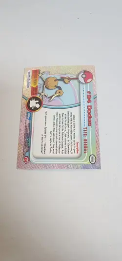 2000 Topps Pokemon TV Animation Edition Series 2 Foil #84 Doduo - Image 3
