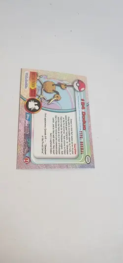2000 Topps Pokemon TV Animation Edition Series 2 Foil #84 Doduo - Image 4