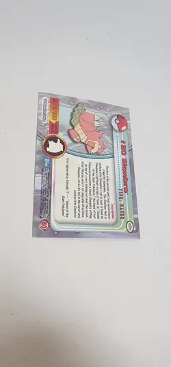 Pokemon Topps Tv Animation Edition Series 2 Slowbro #80 Foil Blue Logo 2000 - Image 4