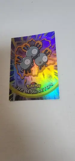 Pokemon Topps Tv Animation Edition Series 2 Magneton #82 Foil Blue Logo 2000 - Image 1