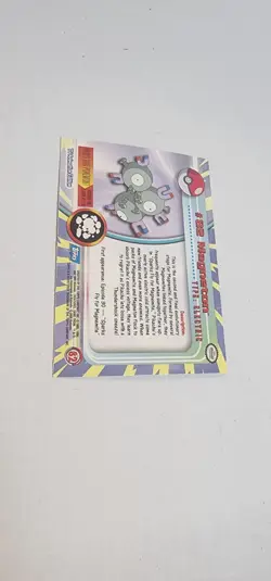 Pokemon Topps Tv Animation Edition Series 2 Magneton #82 Foil Blue Logo 2000 - Image 4