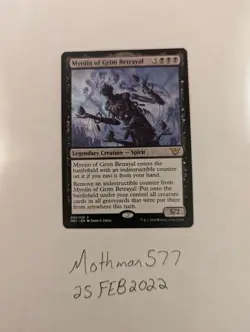 Myojin of Grim Betrayal [Kamigawa: Neon Dynasty Commander] Rare MTG Magic Card - Image 1