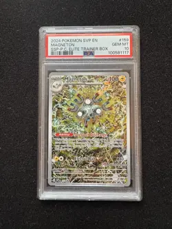 PSA 10 - Magneton SVP 159 - Pokemon Center Stamped Promo - Surging Sparks - Image 1